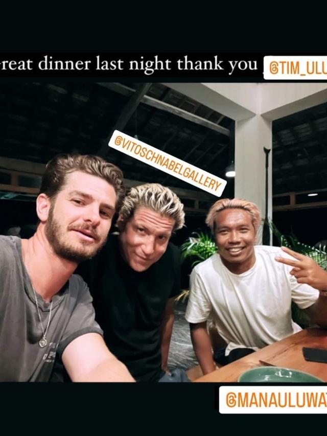 Andrew Garfield Liburan di Bali