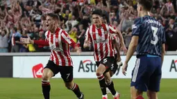 Arsenal. Brentford berhasil mengalahkan tamunya Arsenal 2-0 di pekan pertama Liga Inggris 2021/2022, 13 Agustus 2021. Sergi Canos dan Christian Norgaard masing-masing mencetak satu gol ke gawang The Gunners yang merupakan salah satu anggota The Big Six. (AFP/Adrian Dennis)
