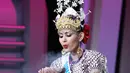 Finalis Puteri Indonesia dari Sumatera Selatan. (Galih W. Satria/Bintang.com)