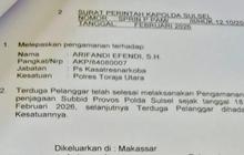 Beredar Surat Kasat Narkoba Polres Toraja Utara Bebas, Polda Sulsel Buka Suara