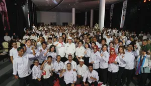Hadiri Rakorda PSI Bogor, Jokowi Ditanya Kapan Jadi Pengurus Partai
