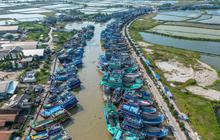 FOTO: Ribuan Kapal Nelayan Pati Berhenti Melaut Akibat Lonjakan Harga Solar