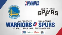 Golden State Warrios Vs San Antonio Spurs Game 2 (Bola.com/Adreanus Titus)