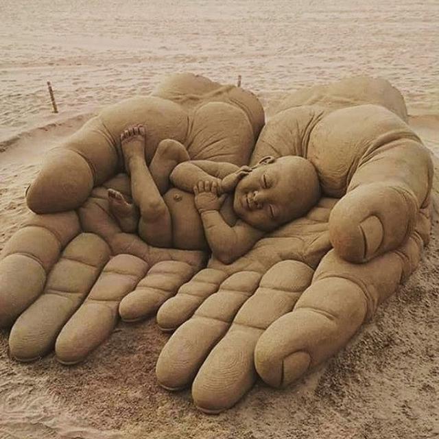 7 Potret Karya Seni Dari Pasir Bikin Kalian Berpikir Kok Bisa Sih Citizen6 Liputan6 Com