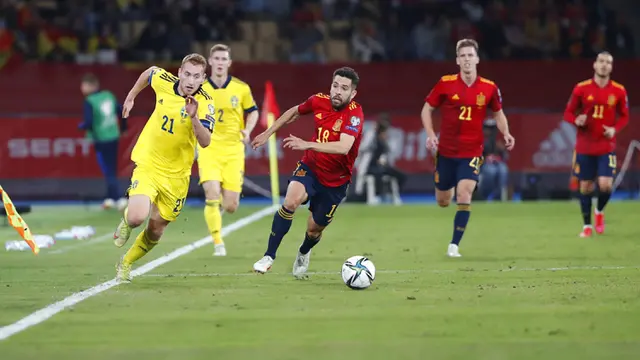 FOTO: Spanyol Lolos ke Piala Dunia 2022