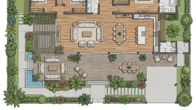 Rumah 3 Kamar dengan Teras Luas dan Ruang Keluarga Terbuka
