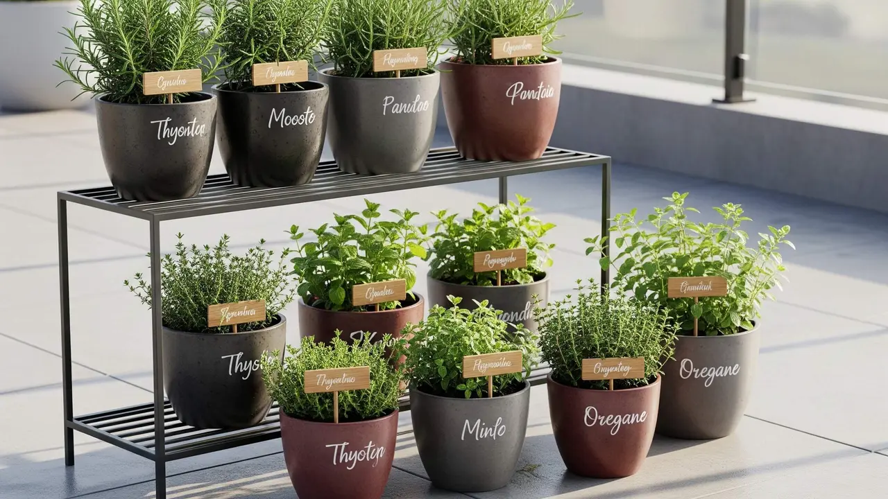 cara membuat kebun aromatik minimalis di teras