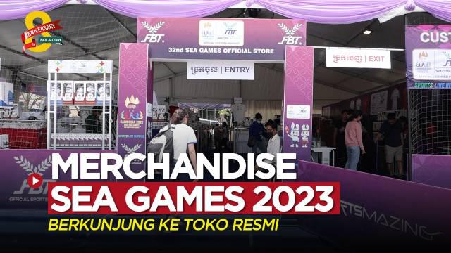 Berita video dua jurnalis Bola.com, Gregah Nurikhsani dan Abdul Aziz, berkunjung ke toko resmi SEA Games 2023, yang terdapat di stadion venue Timnas Indonesia U-22 bertanding, Sabtu (29/4/2023).