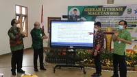 Kabupaten Magetan menggelar acara Gebyar Literasi 2022 demi memperkuat minat baca masyarakat terutama generasi muda. (Liputan6.com/ Perpusnas)
