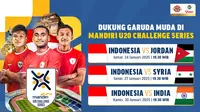 Jadwal Siaran Langsung Timnas Indonesia: Mandiri Challenge Cup U-20 di Vidio
