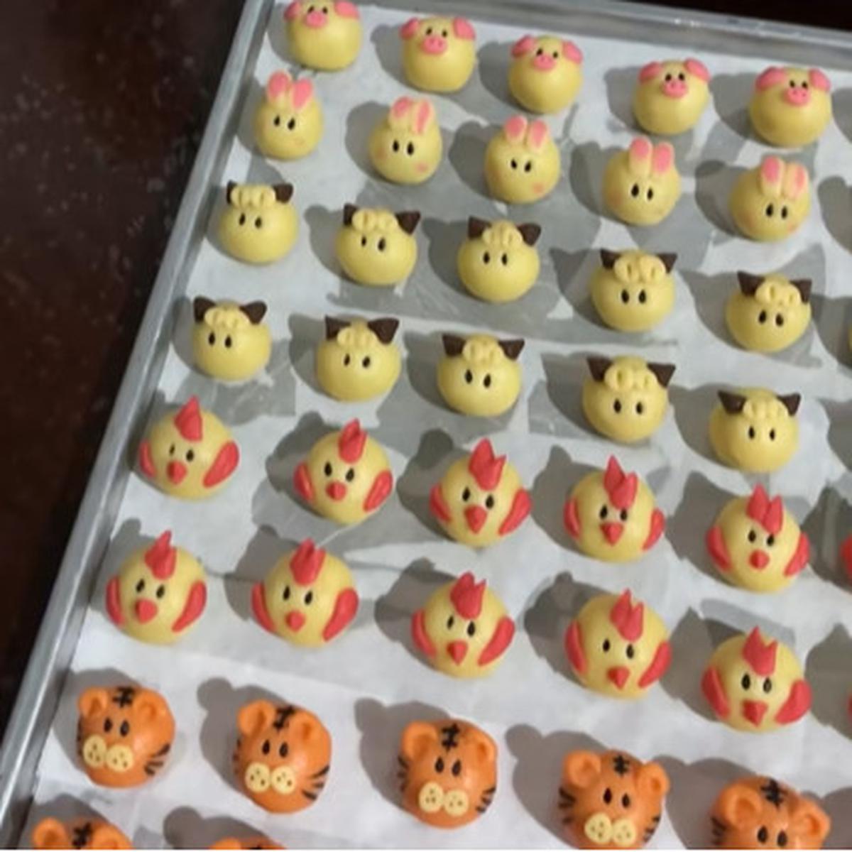 Kue Nastar dengan Bentuk Unik dan Lucu