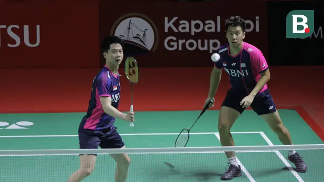 Foto: Melihat Aksi Come Back Gemilang Marcus/Kevin atas Ganda Malaysia yang Loloskan Minions ke Semifinal Daihatsu Indonesia Masters 2022
