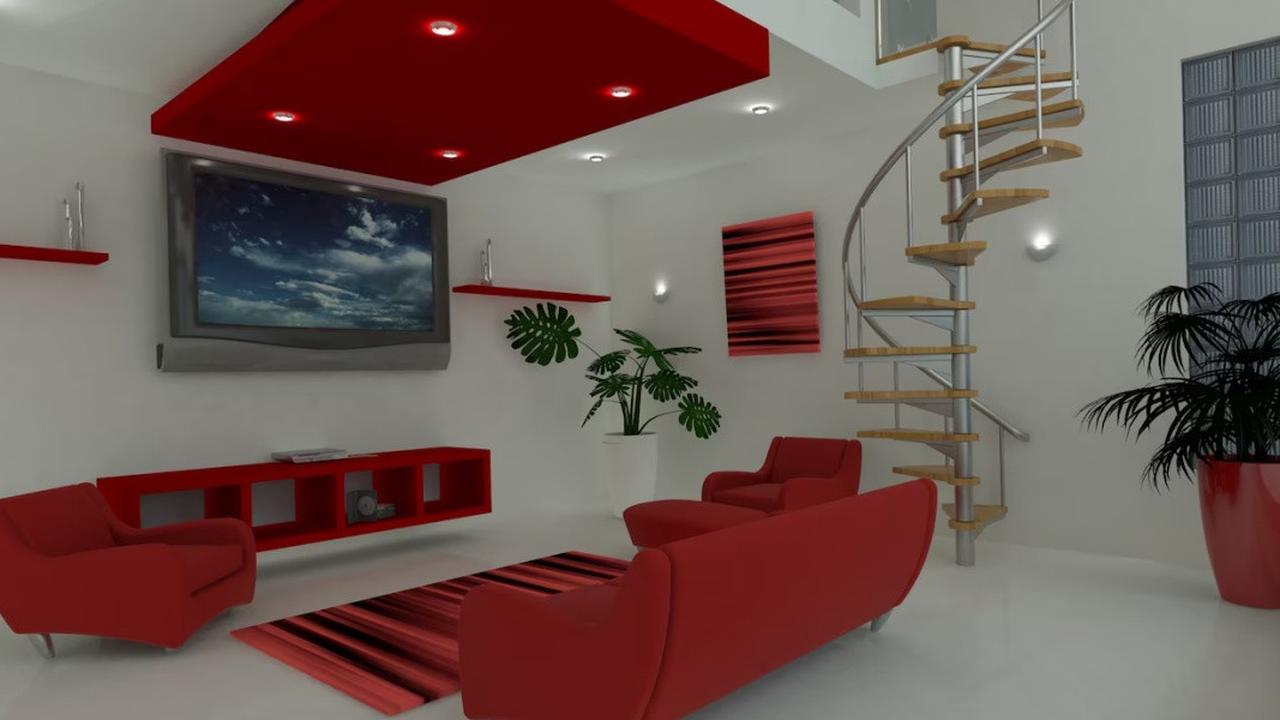 Ilustrasi Desain Tangga untuk Kamar Mezzanine