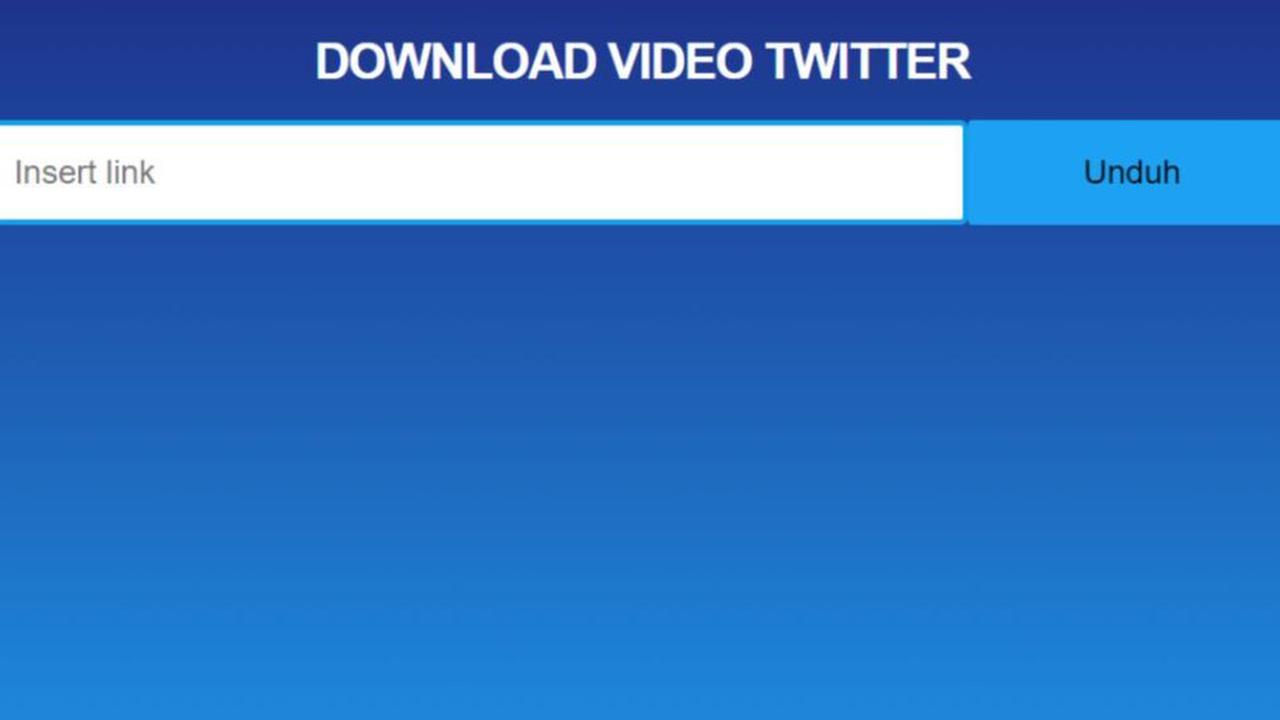 Berikutnya situs web bernama SSS TWITTER.