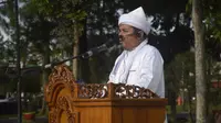 Khatib Salat Idul Fitri di Mapolda Sumut, Tuan Guru Batak: Mari Kita Lebih Bersyukur