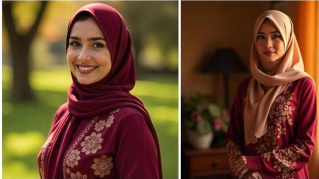 Padu Padan Warna Burgundy untuk Lebaran 2025, Beri Kesan Classy dan Sophisticated di Hari yang Fitri