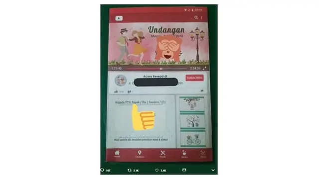 Desain Undangan Unik