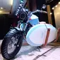 Modifikasi Honda CB150 Verza ala anak pantai tampil menggoda. (Septian/Liputan6.com)