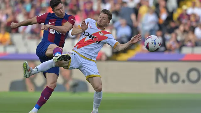Barcelona vs Rayo di Liga Spanyol