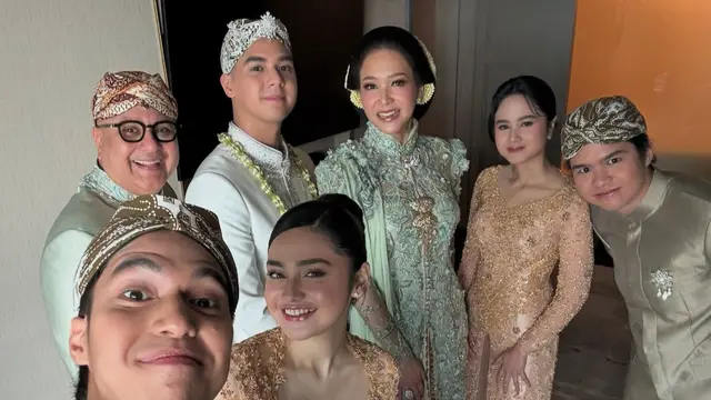 Syifa Hadju dan Tissa Biani saat Hadir di Akad Nikah Calon Kakak Ipar Al Ghazali.