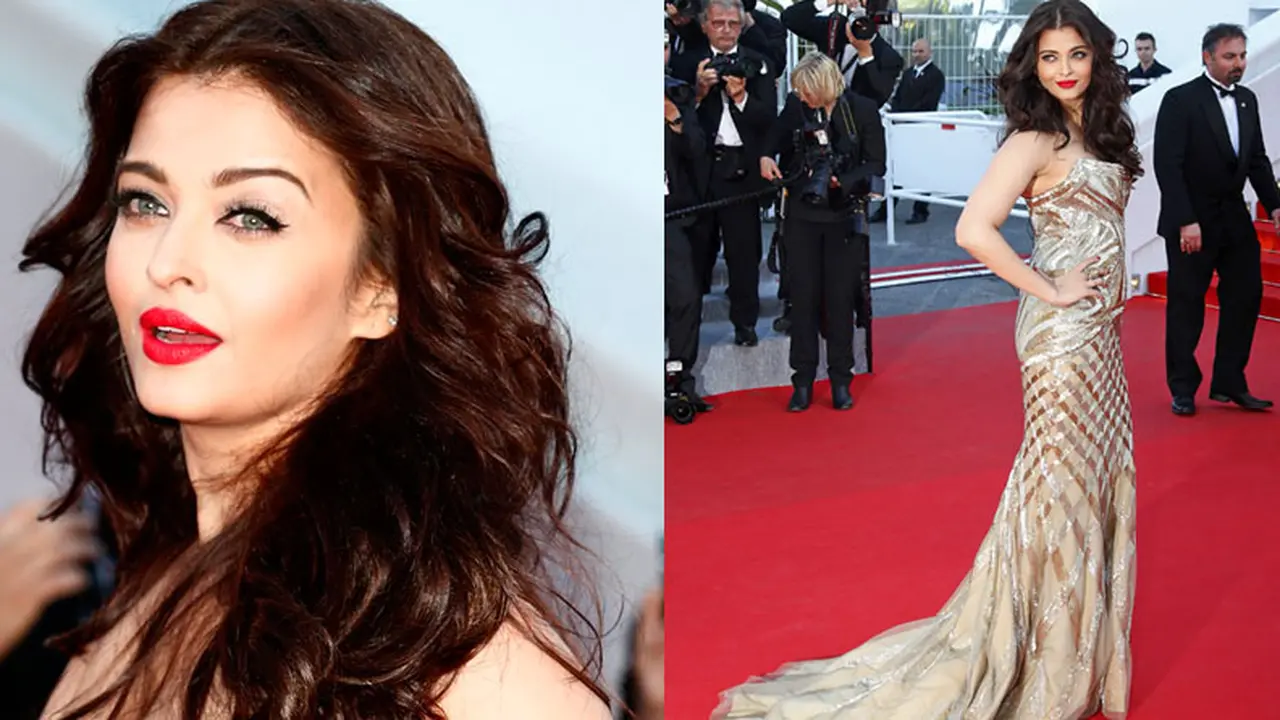 Cantiknya Aishwarya Rai di Festival Film Cannes