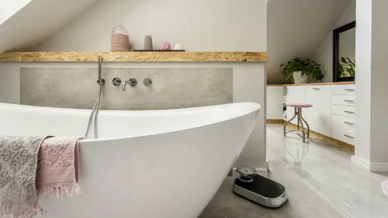 Ilustrasi bathtub bak mandi