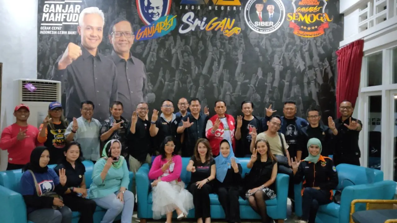 Tim relawan Ganjar Pranowo, Ganjarist melakukan perombakan kepengurusan baru. (Istimewa)