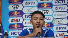 Wonderkid Persib Beckham Putra Nugraha senang cetak gol perdana. (Huyogo Simbolon)