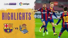 Berita video, Barcelona menang tipis atas Real Sociedad di pekan ke-19 Liga Spanyol 2020/2021