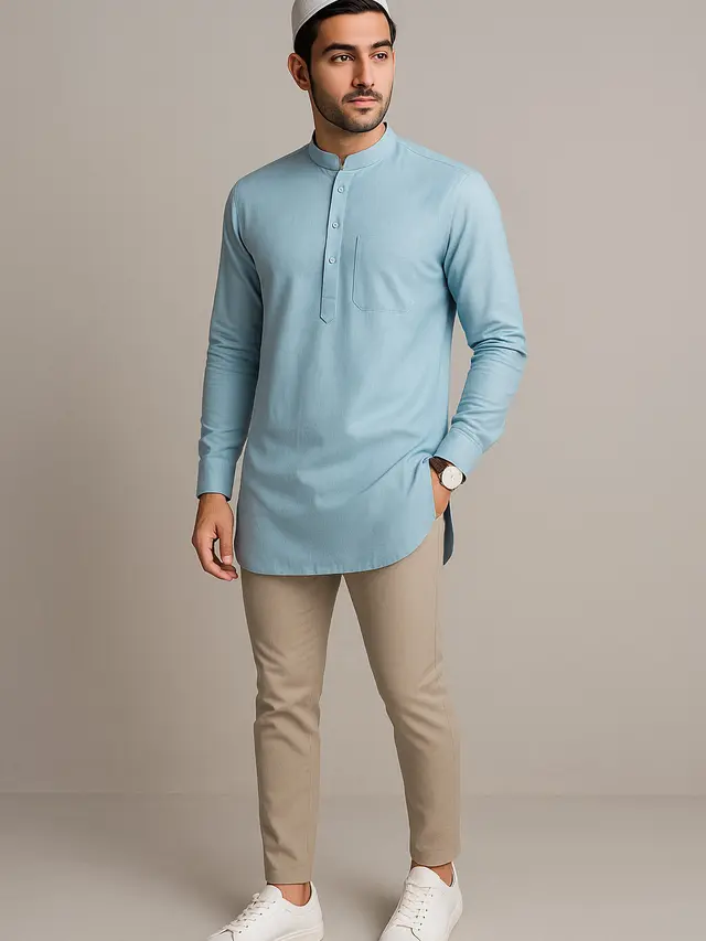 7 Padu Padan Baju Kurta Pria untuk Acara Maulid Nabi 2025, Simpel tapi Tetap Stylish