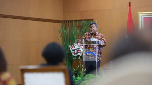 Penandatanganan nota kesepahaman antara Kepala BPKP Muhammad Yusuf Ateh dengan Menteri Pendidikan, Kebudayaan, Riset dan Teknologi Nadiem Makarim di Kantor Pusat BPKP, Jakarta Timur, Jumat (21/10/2022).