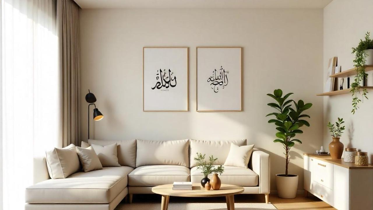 Ide dekorasi ruang tamu tema lebaran