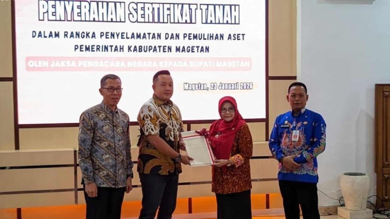 Pemkab Magetan Sukses Terima 11 Sertifikat Aset Daerah Senilai Rp2,5 Miliar, Perkuat Sertifikasi Aset Daerah Magetan