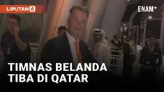 Timnas sepak bola Belanda sudah tiba di Doha Qatar untuk bersiap mengikuti pertadingan Piala Dunia 2022. Tampak pelatih Louis Van Gaal dan para pemain memasuki bus khusus untuk pasukan Belanda.