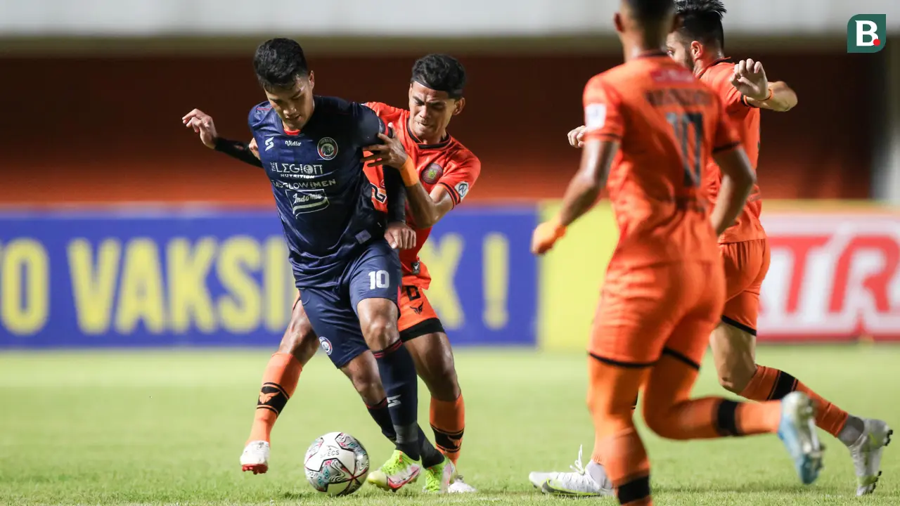 Foto: Carlos Fortes Gacor, Arema Cukur Persiraja di Pertandingan Lanjutan BRI Liga 1