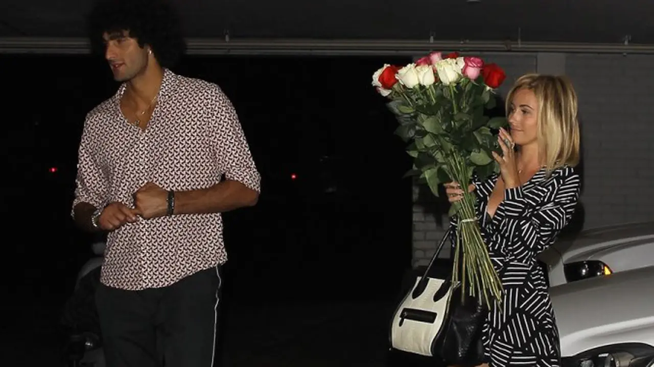 Marouane Fellaini dan Gaelle Garcia Diaz (Liputan6)