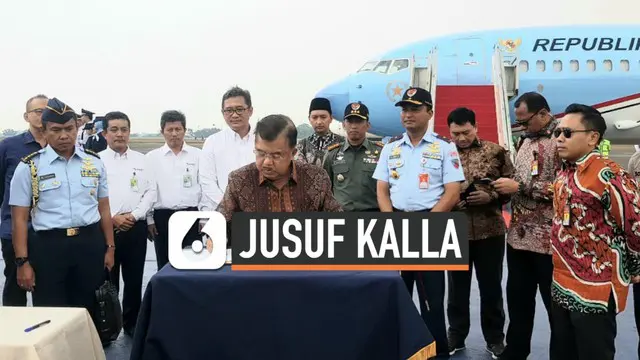 Wakil Presiden Jusuf Kalla mendapatkan kejutan dari TNI Angkatan Udara menjelang masa tugas JK sebagai orang nomor dua di Indonesia yang akan habis pada 20 Oktober mendatang.