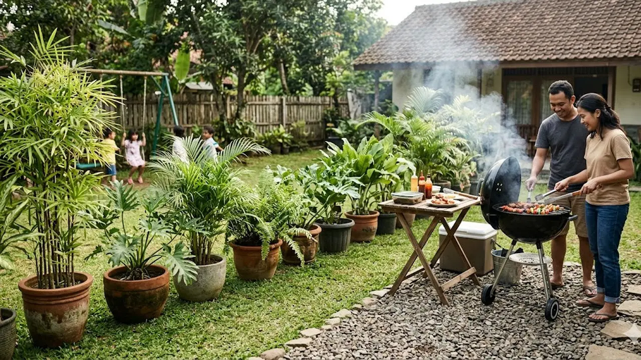 Ide Belakang Rumah untuk Area BBQ Tanpa Renovasi Besar