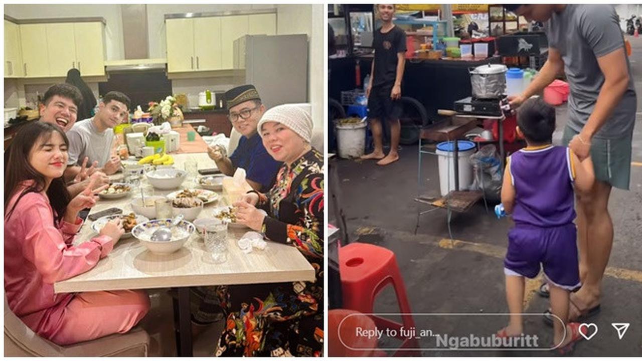 6 Potret Aktivitas Fuji Selama Ramadhan, Sahur dan Ngabuburit Bareng Keluarga