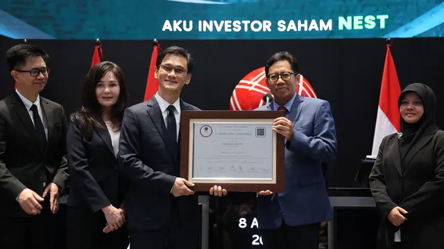 Pencatatan saham perdana PT Esta Indonesia Tbk (NEST), Kamis (8/8/2024).  (Foto: BEI)