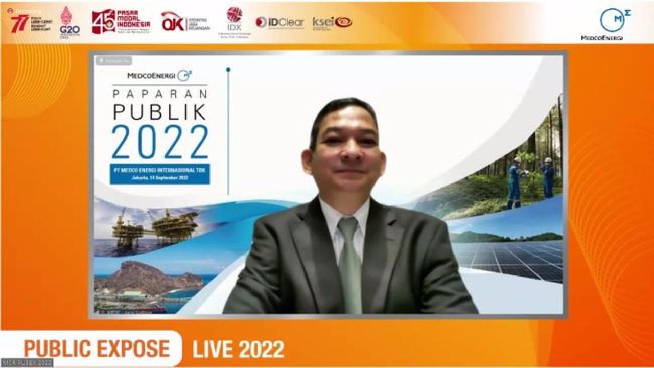 Paparan publik PT Medco Energi Internasional Tbk (MEDC), Rabu (14/9/2022) (Foto: tangkapan layar/Elga N)