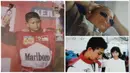 Imutnya masa kecil Rio Haryanto saat balapan karting. (Bola.com/Dok.pribadi)