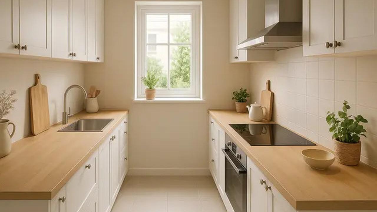 8 Desain Dapur Kecil Memanjang ke Samping, Solusi Ruang Terbatas yang Tetap Estetik di 2025