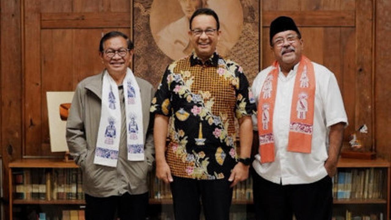 Pertemuan Anies Baswedan dengan Pramono Anung dan Rano Karno