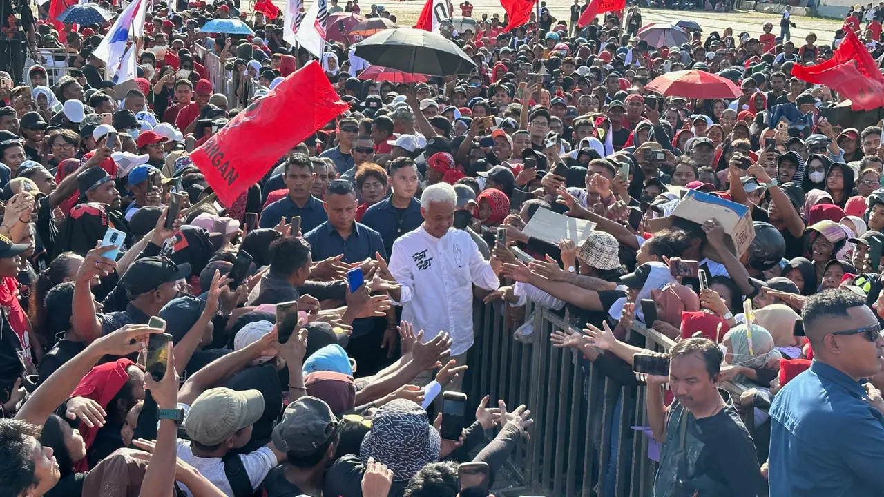 Calon presiden (Capres) nomor urut tiga Ganjar Pranowo