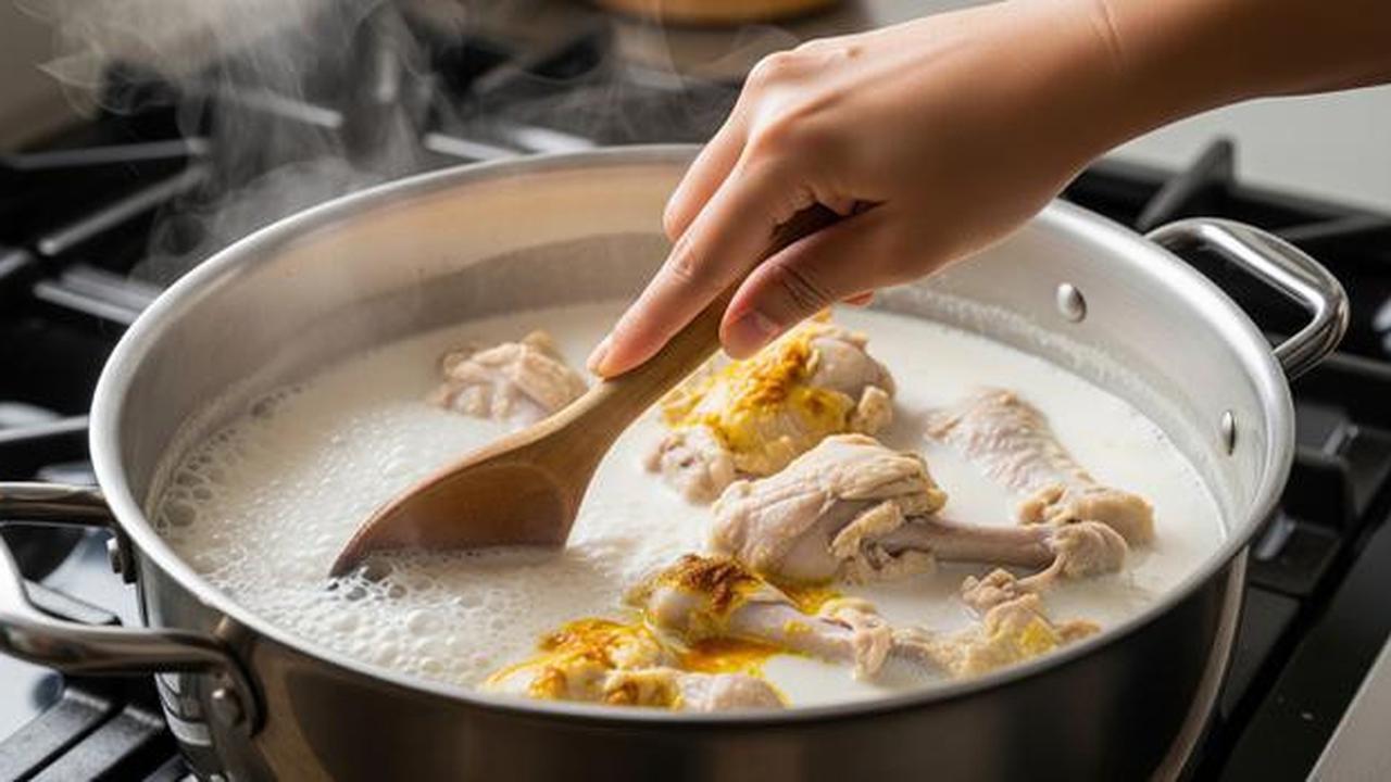 Trik Bikin Opor Ayam Kuning Pekat Tanpa Santan Pecah, Dijamin Gurih Maksimal
