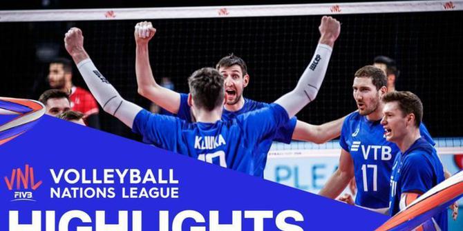 VIDEO: Highlights Volleyball Nations League, Tim Putra Rusia Kalahkan Iran 3-1