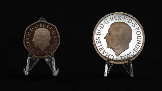 Potret koin Raja Charles III diluncurkan