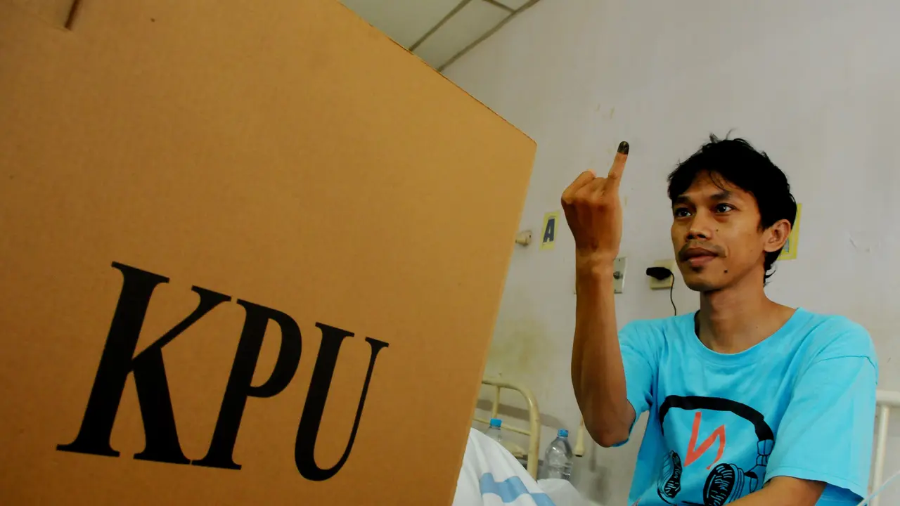 [FOTO] Suasana Pencoblosan di Rumah Sakit Fatmawati