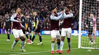 Marcus Rashford dalam pertandingan leg kedua babak 16 besar Liga Champions melawan Club Brugge di Villa Park, Kamis dini hari WIB (13-3-2025). (Bola.com/avfc.co.uk)